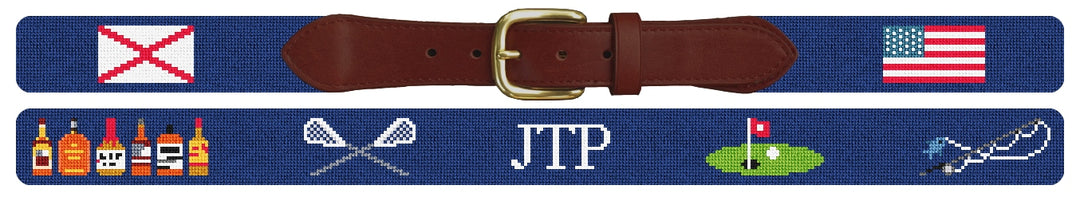 Custom Needlepoint Belt