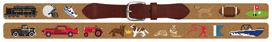 Custom Needlepoint Belt