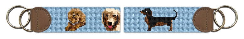 Custom Needlepoint Key Fob