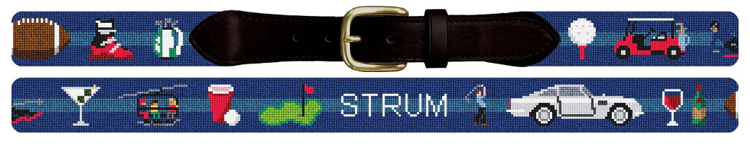 Custom Needlepoint Belt