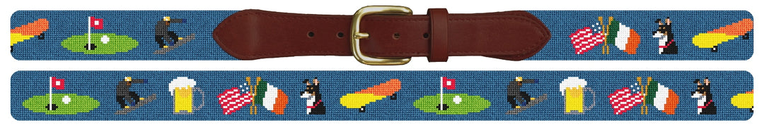 Custom Needlepoint Belt