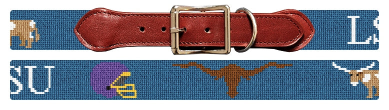 Custom Needlepoint Dog Collar