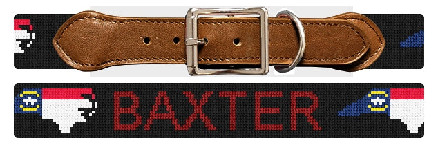 Custom Needlepoint Dog Collar