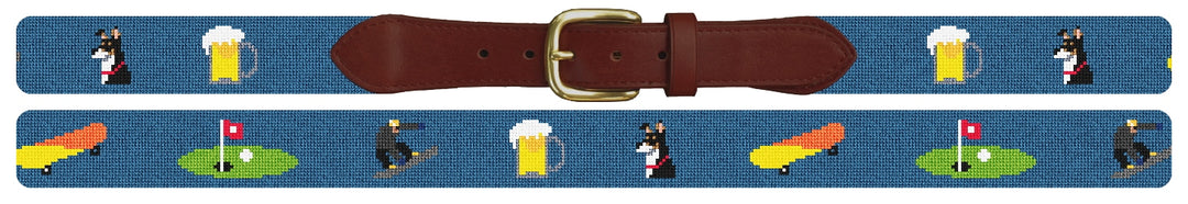 Custom Needlepoint Belt