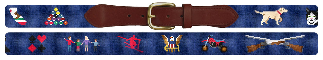Custom Needlepoint Belt
