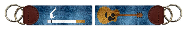Custom Needlepoint Key Fob