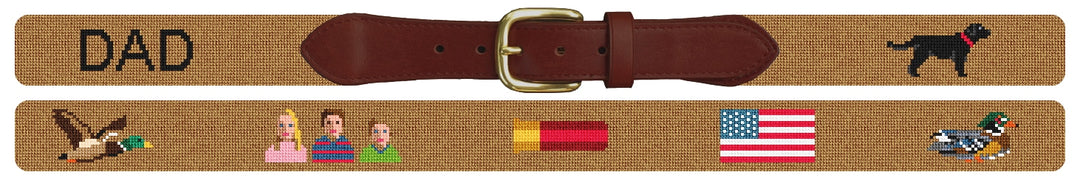 Custom Needlepoint Belt