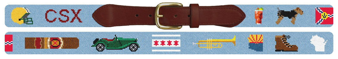 Custom Needlepoint Belt