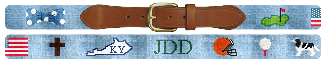 Custom Needlepoint Belt