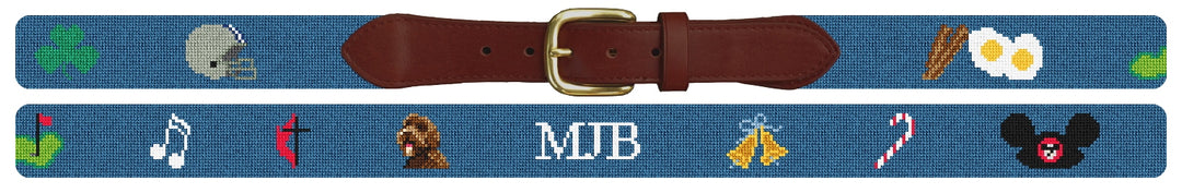 Custom Needlepoint Belt