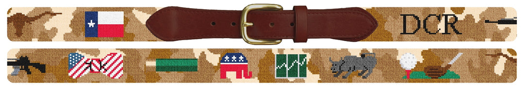 Custom Needlepoint Belt