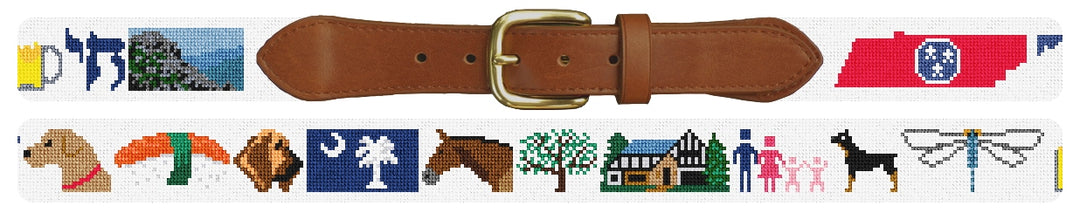 Custom Needlepoint Belt
