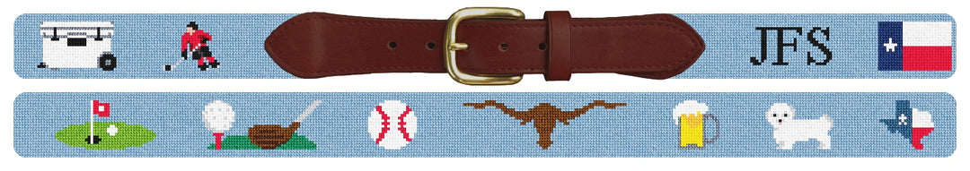 Custom Needlepoint Belt