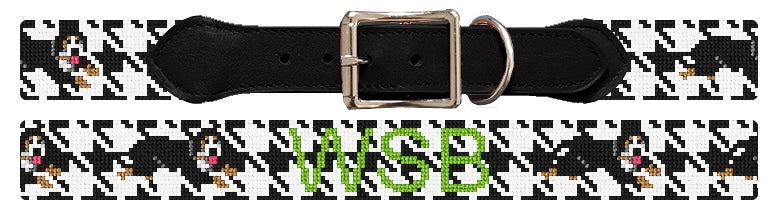 Custom Needlepoint Dog Collar