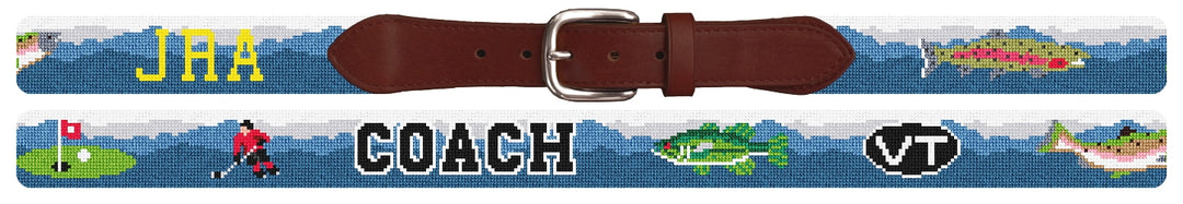 Custom Needlepoint Belt