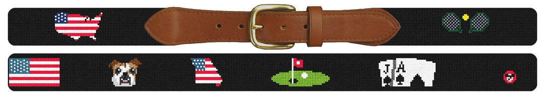 Custom Needlepoint Belt
