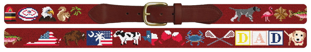 Custom Needlepoint Belt