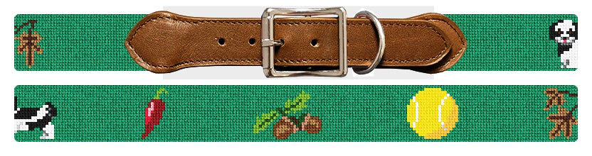 Custom Needlepoint Dog Collar
