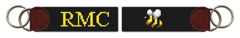 Custom Needlepoint Key Fob