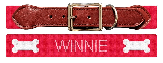 Custom Needlepoint Dog Collar