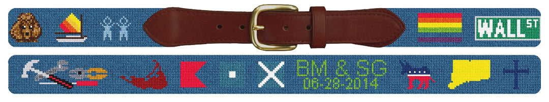 Custom Needlepoint Belt