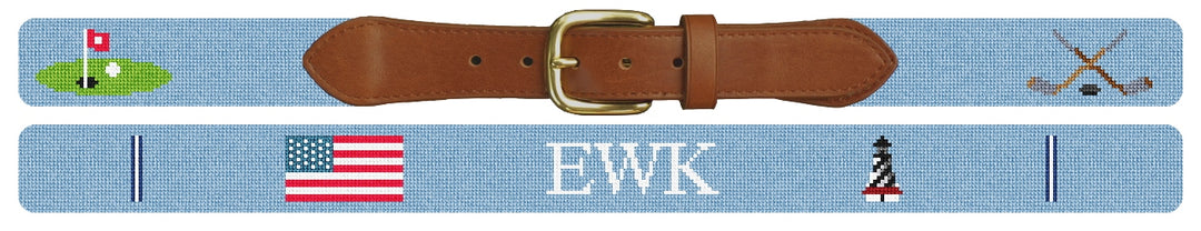 Custom Needlepoint Belt