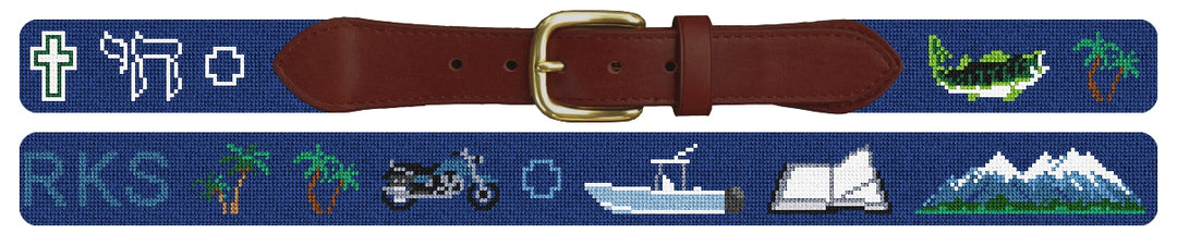 Custom Needlepoint Belt