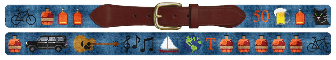 Custom Needlepoint Belt