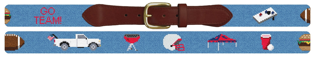 Custom Needlepoint Belt