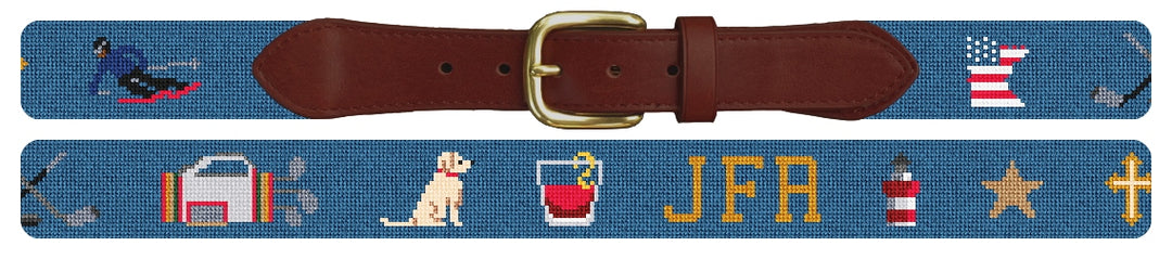 Custom Needlepoint Belt