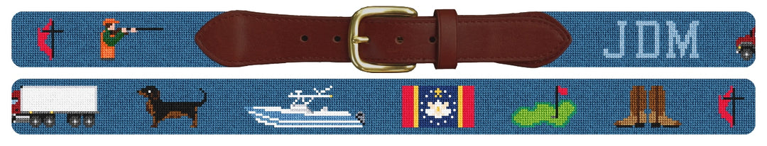 Custom Needlepoint Belt