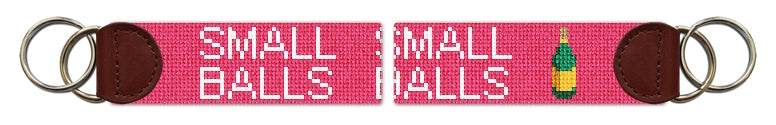 Custom Needlepoint Key Fob