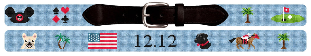 Custom Needlepoint Belt