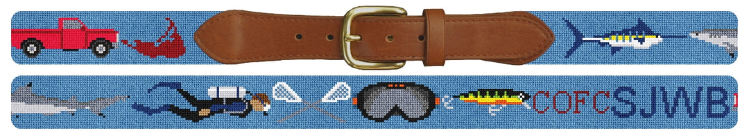 Custom Needlepoint Belt