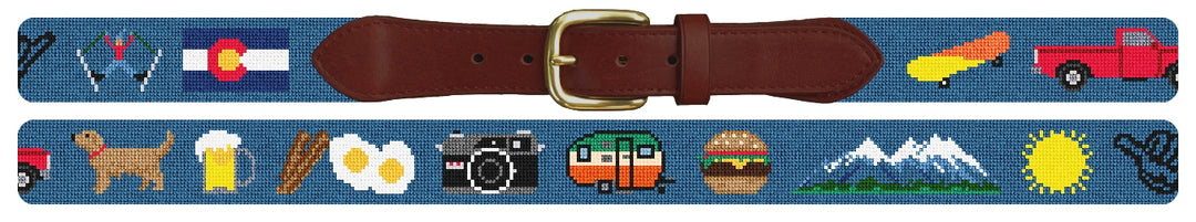 Custom Needlepoint Belt