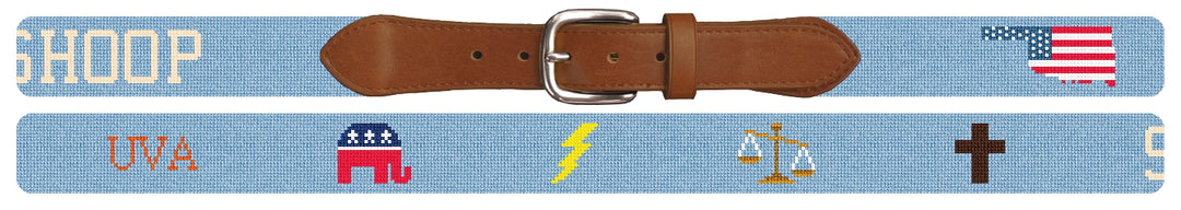 Custom Needlepoint Belt