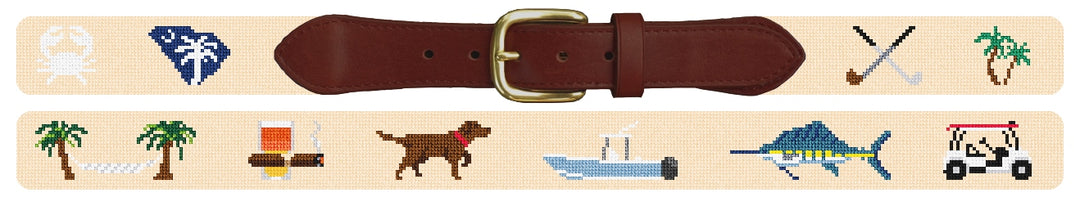Custom Needlepoint Belt