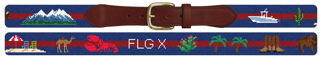 Custom Needlepoint Belt