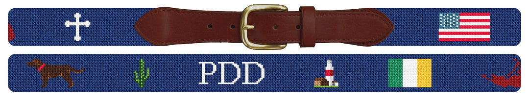 Custom Needlepoint Belt