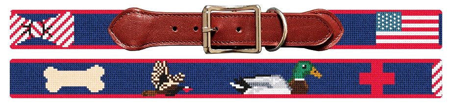 Custom Needlepoint Dog Collar