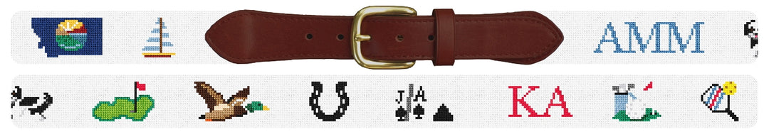 Custom Needlepoint Belt
