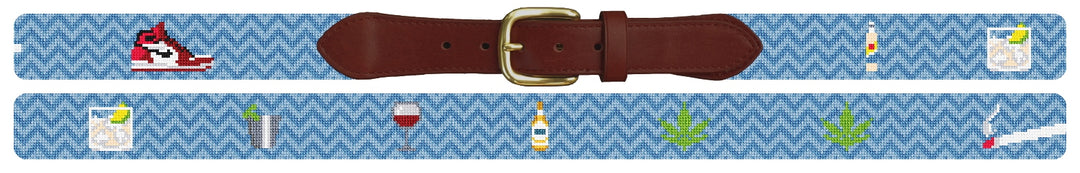 Custom Needlepoint Belt