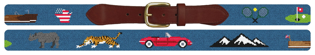 Custom Needlepoint Belt
