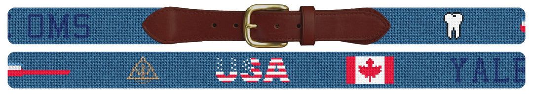 Custom Needlepoint Belt