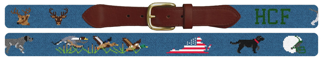Custom Needlepoint Belt