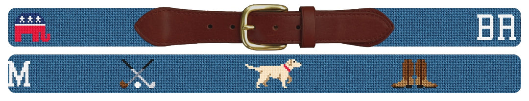 Custom Needlepoint Belt