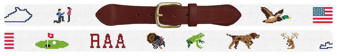 Custom Needlepoint Belt