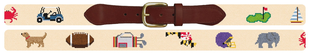 Custom Needlepoint Belt