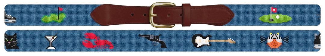 Custom Needlepoint Belt