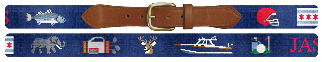 Custom Needlepoint Belt